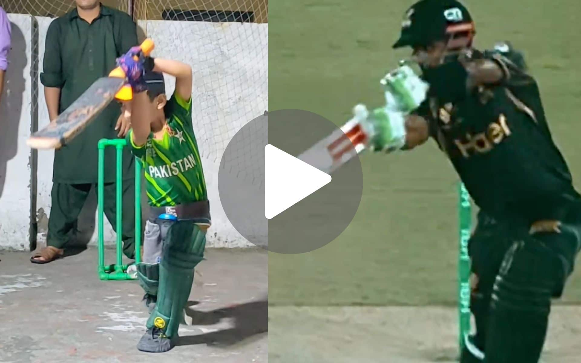 [Watch] Pakistan's Child Prodigy Storms The Social Media As He Replicates Babar Azam's Cover Drive